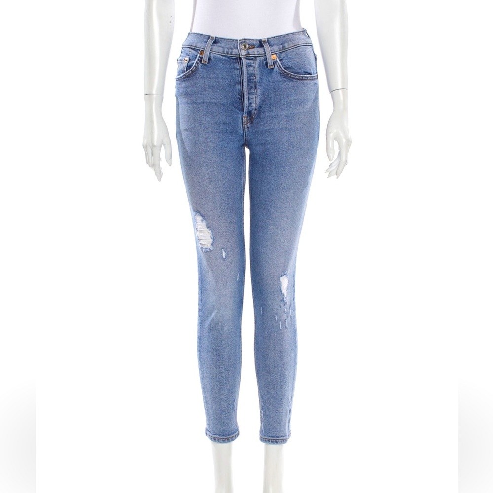RE/DONE Mid-Rise Skinny Leg Jeans
